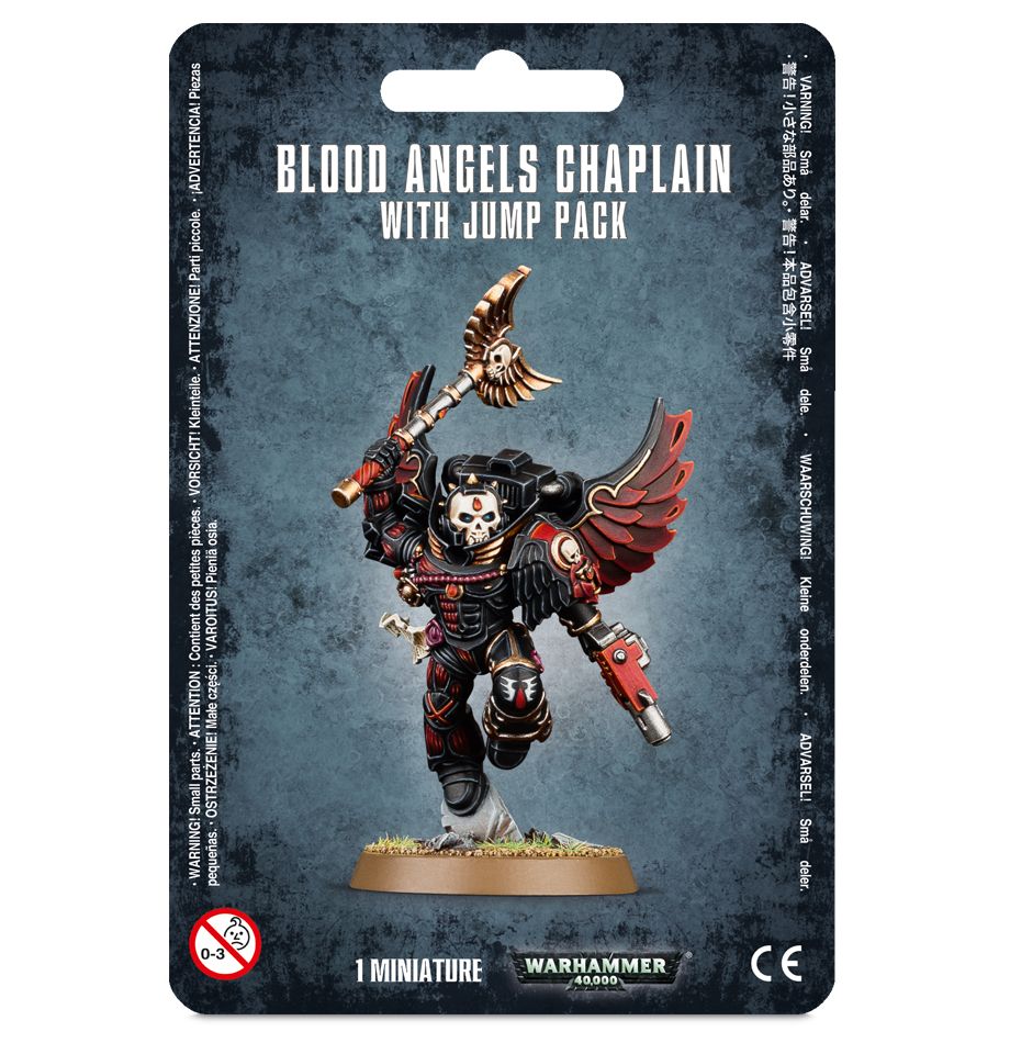 Warhammer 40K: Blood Angels - Chaplain With Jump Pack (ONLINE ORDER ONLY)