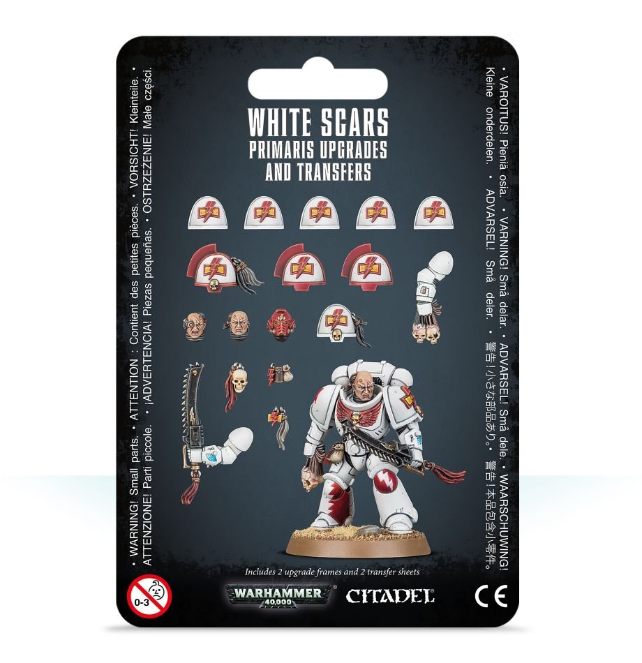 Warhammer 40K: White Scars - Primaris Upgrades & Transfers (ONLINE ORDER ONLY)