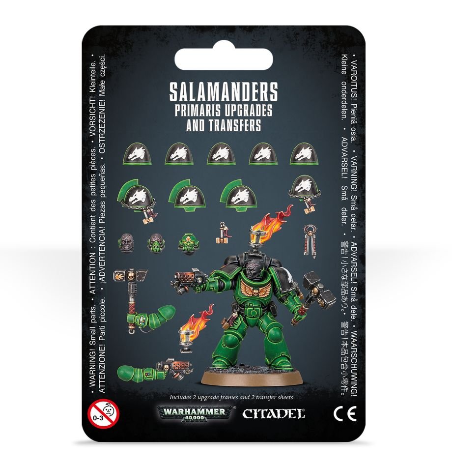 Warhammer 40K: Salamanders - Primaris Upgrades and Transfers (ONLINE ORDER ONLY)