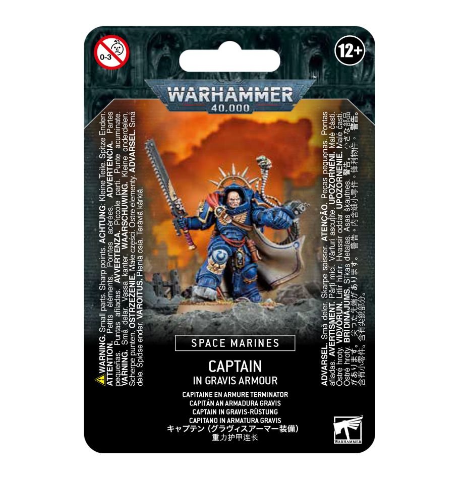 Warhammer 40K: Space Marines - Captain in Gravis Armour (ONLINE ORDER ONLY)