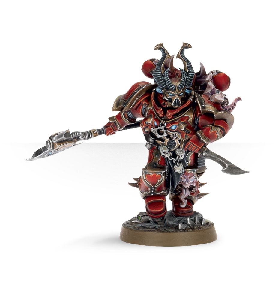 Warhammer 40K: Chaos Space Marines - Aspiring Champion (ONLINE ORDER ONLY)