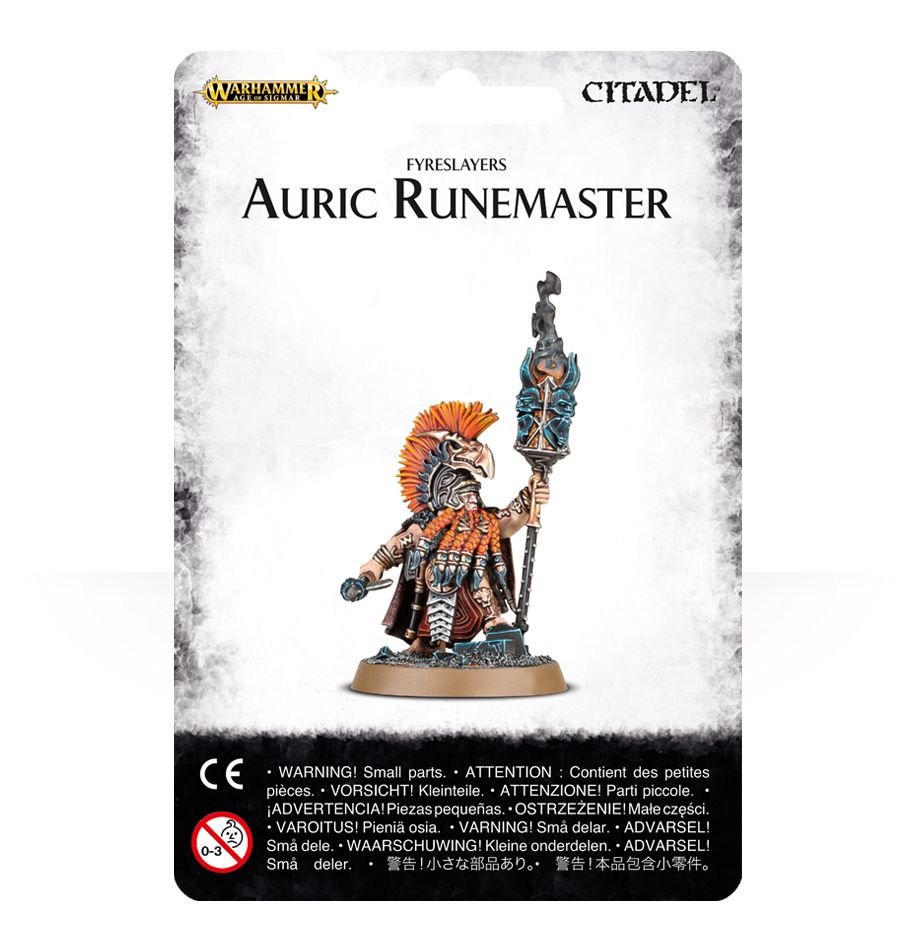 Warhammer: Fyreslayers - Auric Runemaster (ONLINE ORDER ONLY)