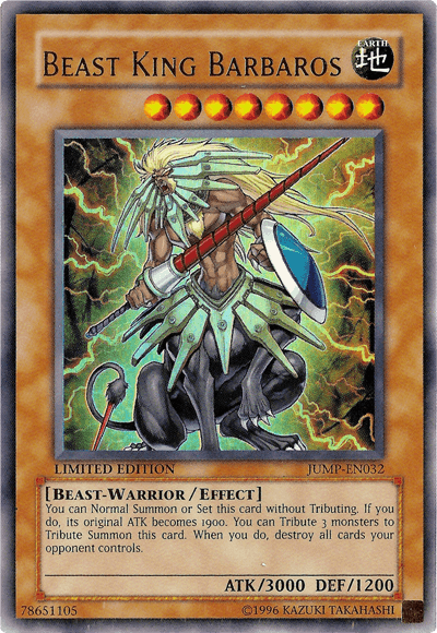 Beast King Barbaros [JUMP-EN032] Ultra Rare (ONLINE ORDER ONLY)