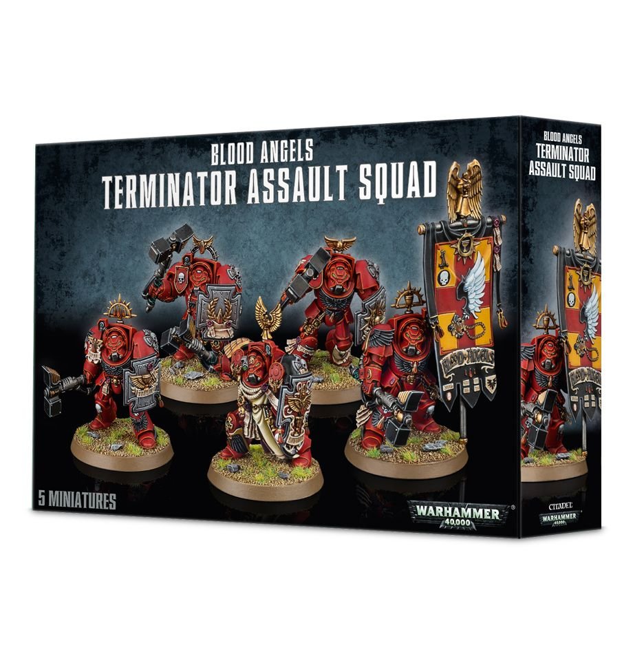 Warhammer 40K: Blood Angels - Terminator Assault Squad (ONLINE ORDER ONLY)