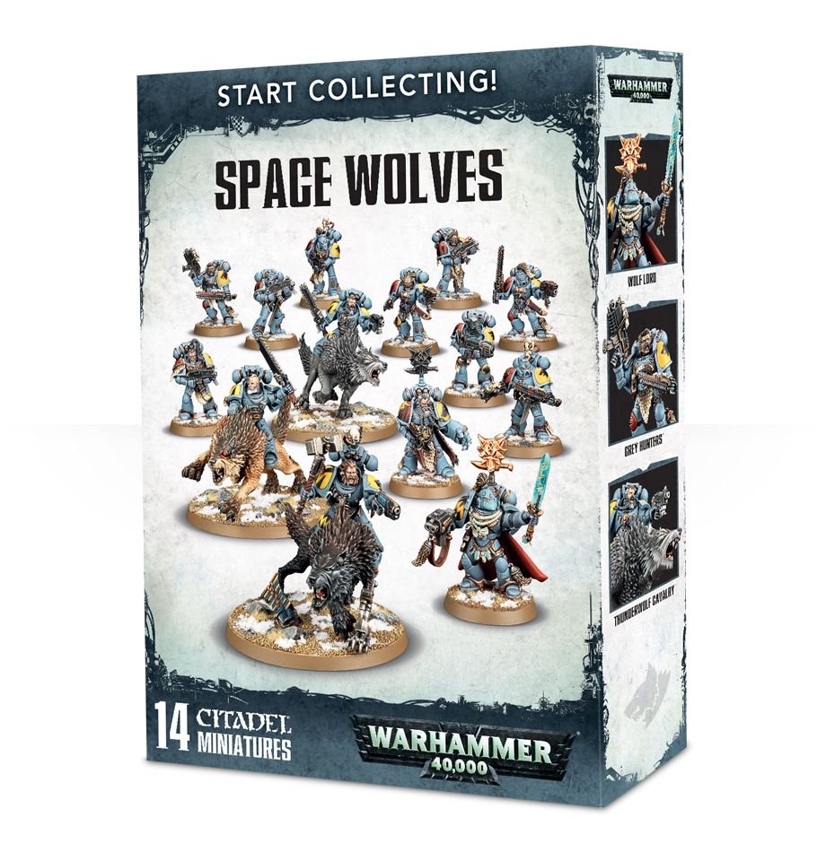 Warhammer 40K: Start Collecting! Space Wolves (ONLINE ORDER ONLY)