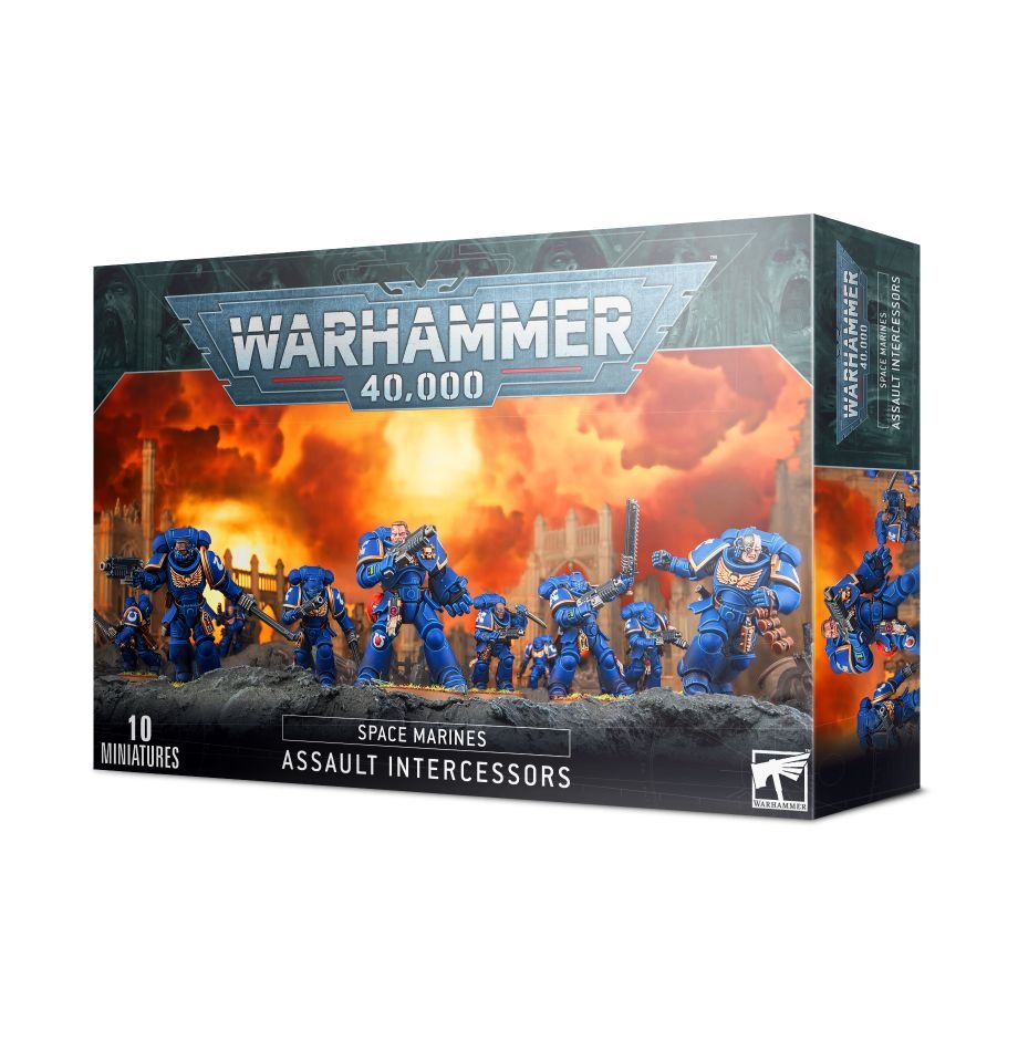 Warhammer 40K: Space Marines - Assault Intercessors (ONLINE ORDER ONLY)