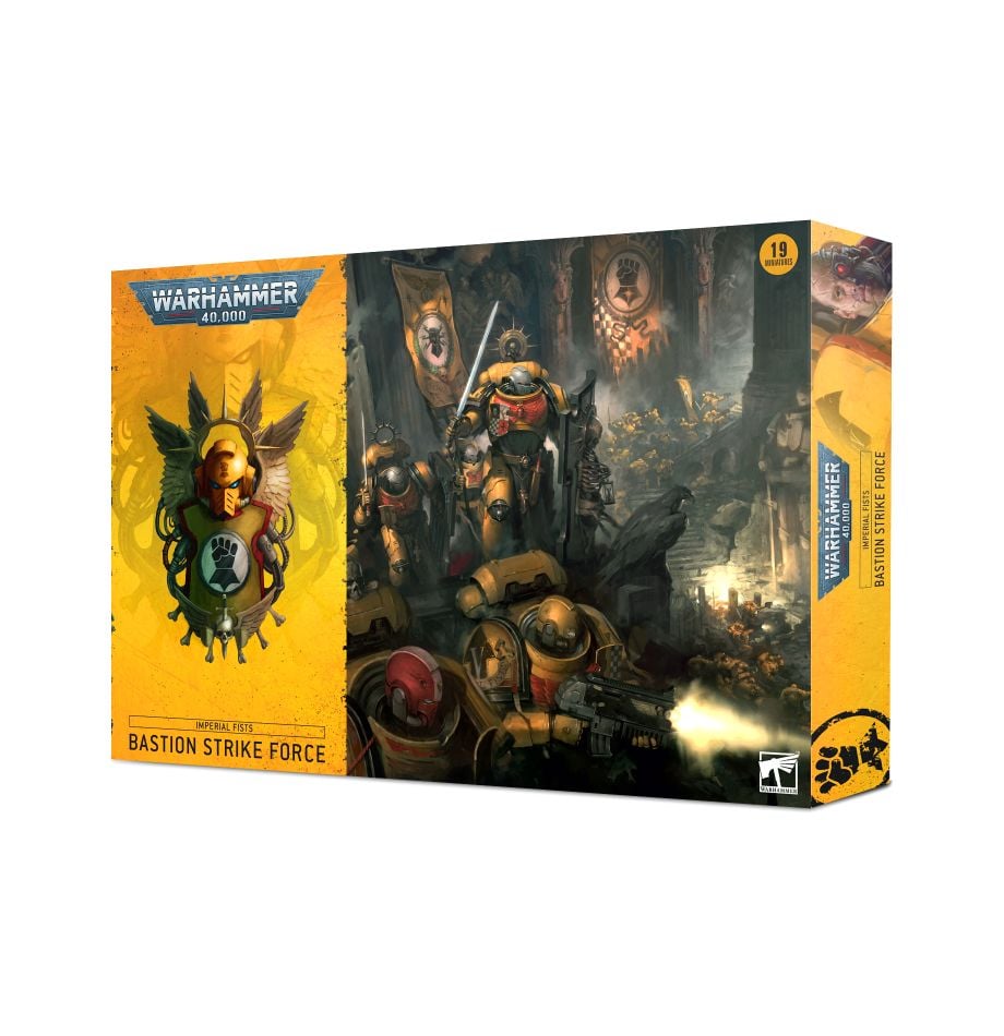Warhammer 40k Imperial Fists: Bastion Strike Force (ONLINE ORDER ONLY)