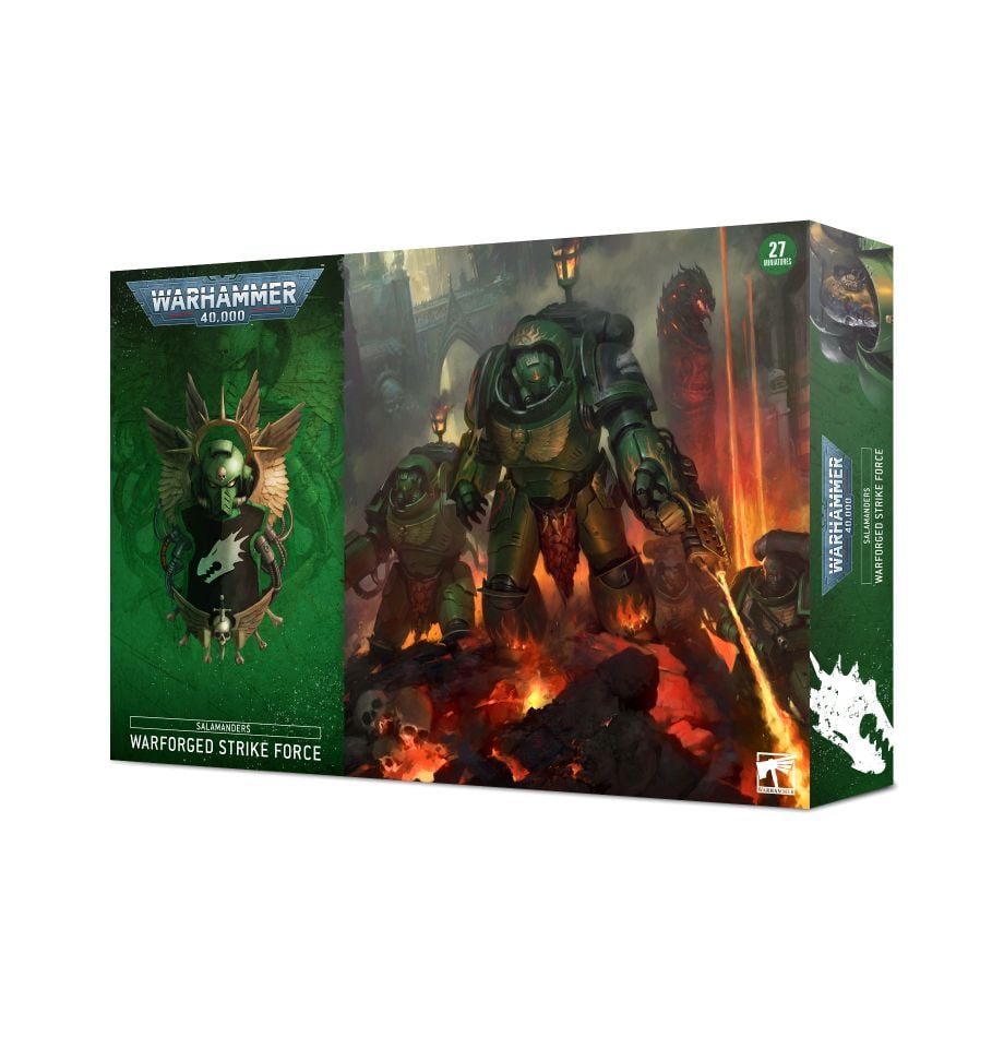 Warhammer 40K: Salamanders – Warforged Strike Force (ONLINE ORDER ONLY)