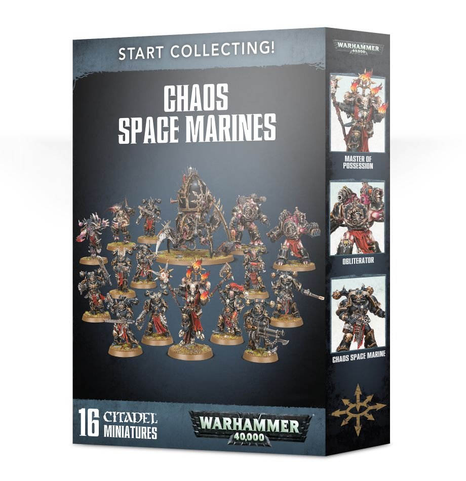 Warhammer 40K: Start Collecting! Chaos Space Marines (ONLINE ORDER ONLY)