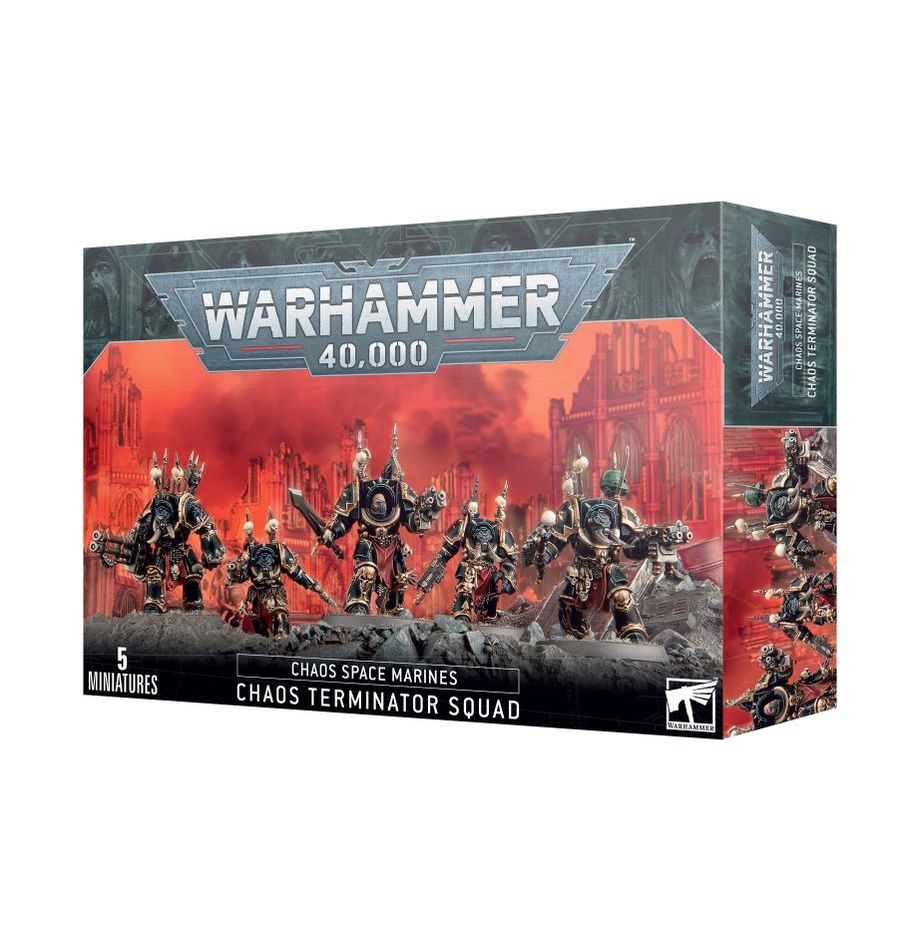 Warhammer 40k Chaos Space Marines Chaos Terminator Squad (ONLINE ORDER ONLY)