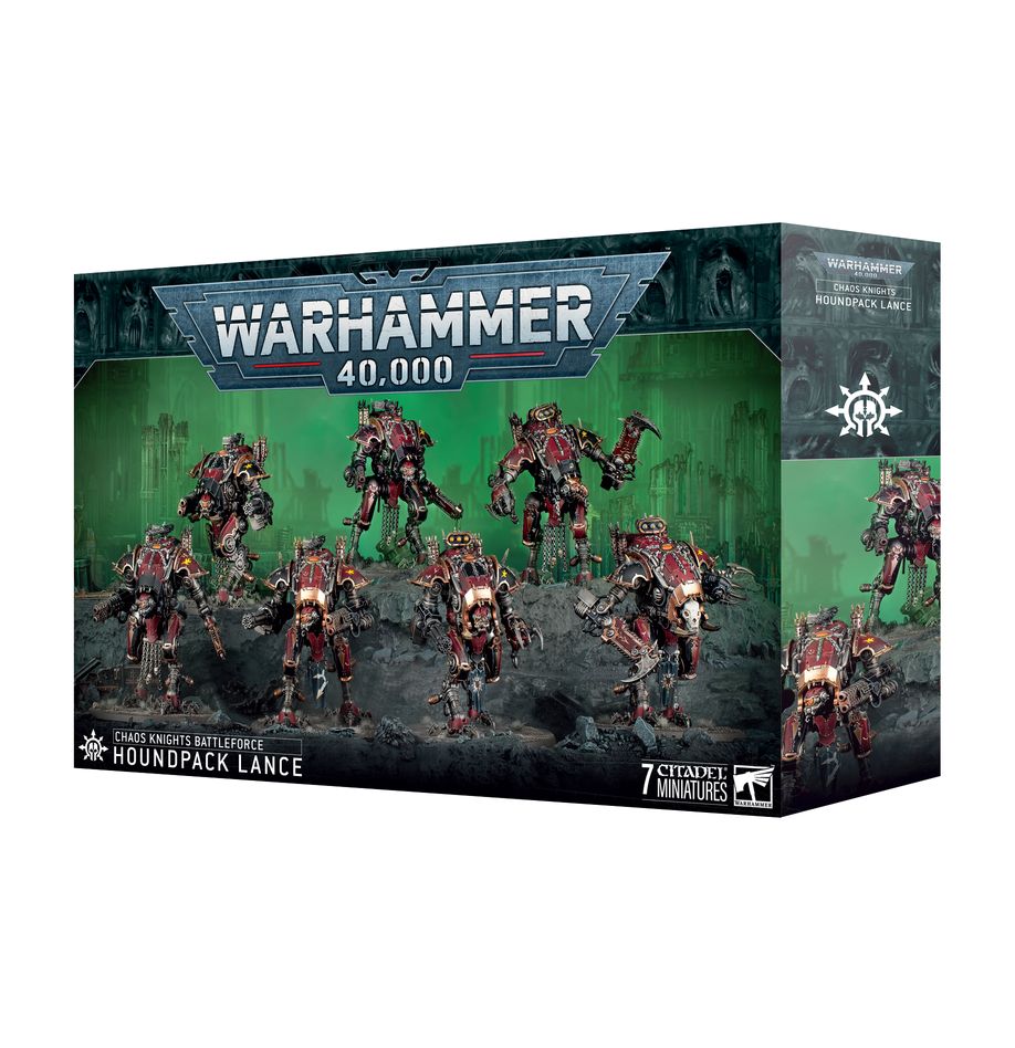Warhammer 40k: Chaos Knights - Houndpack Lance (ONLINE ORDER ONLY)