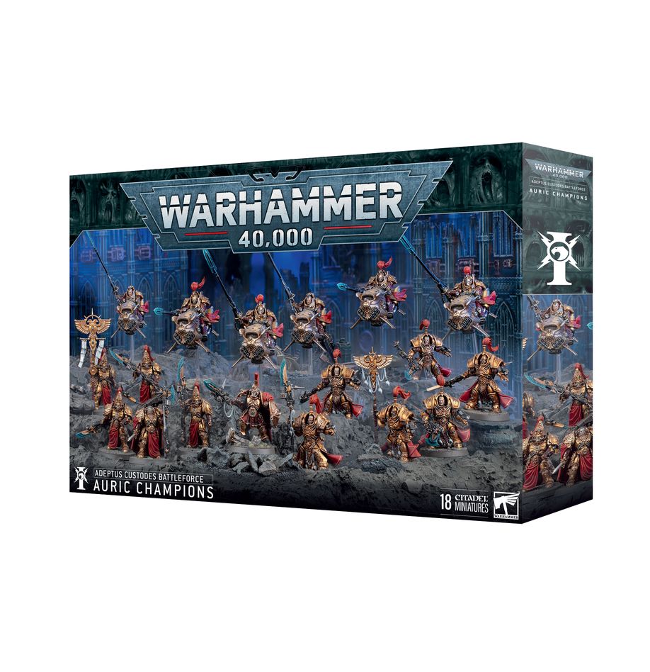 Warhammer 40K: Adeptus Custodes Battleforce - Auric Champions (ONLINE ORDER ONLY)