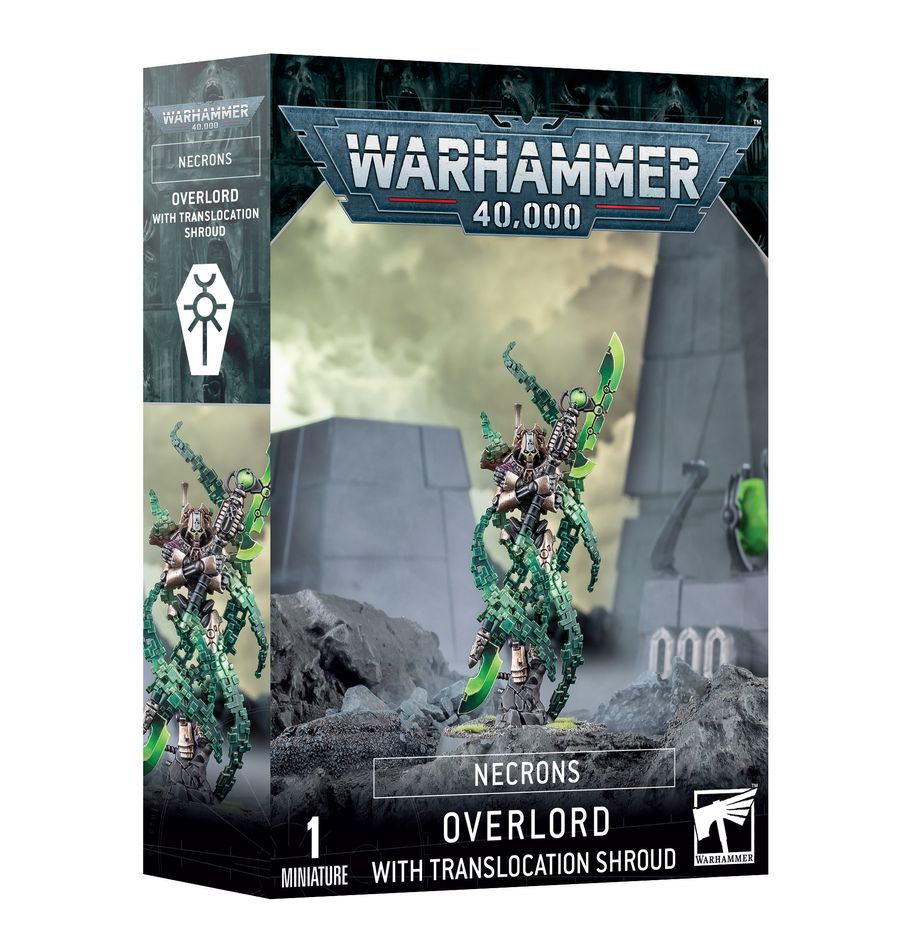 Warhammer 40k Necrons: Overlord with Translocation Shroud (ONLINE ORDER ONLY)