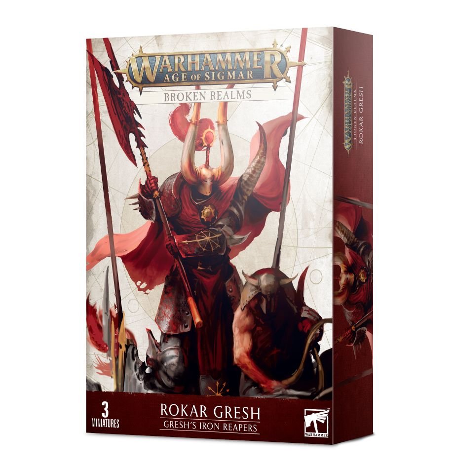 Warhammer: Broken Realms - Slaves to Darkness Rokar Gresh and Gresh's Iron Reapers (ONLINE ORDER ONLY)