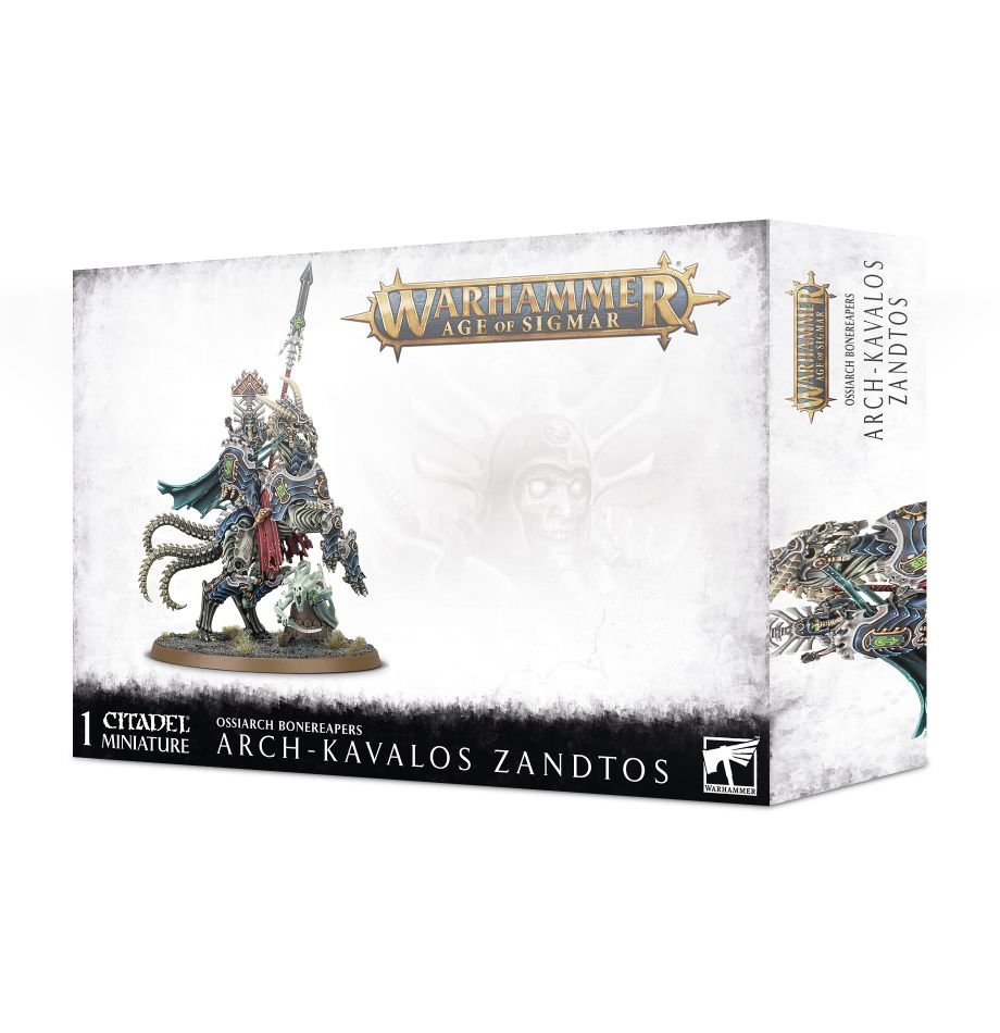 Warhammer: Ossiarch Bonereapers - Arch-Kavalos Zandtos (ONLINE ORDER ONLY)