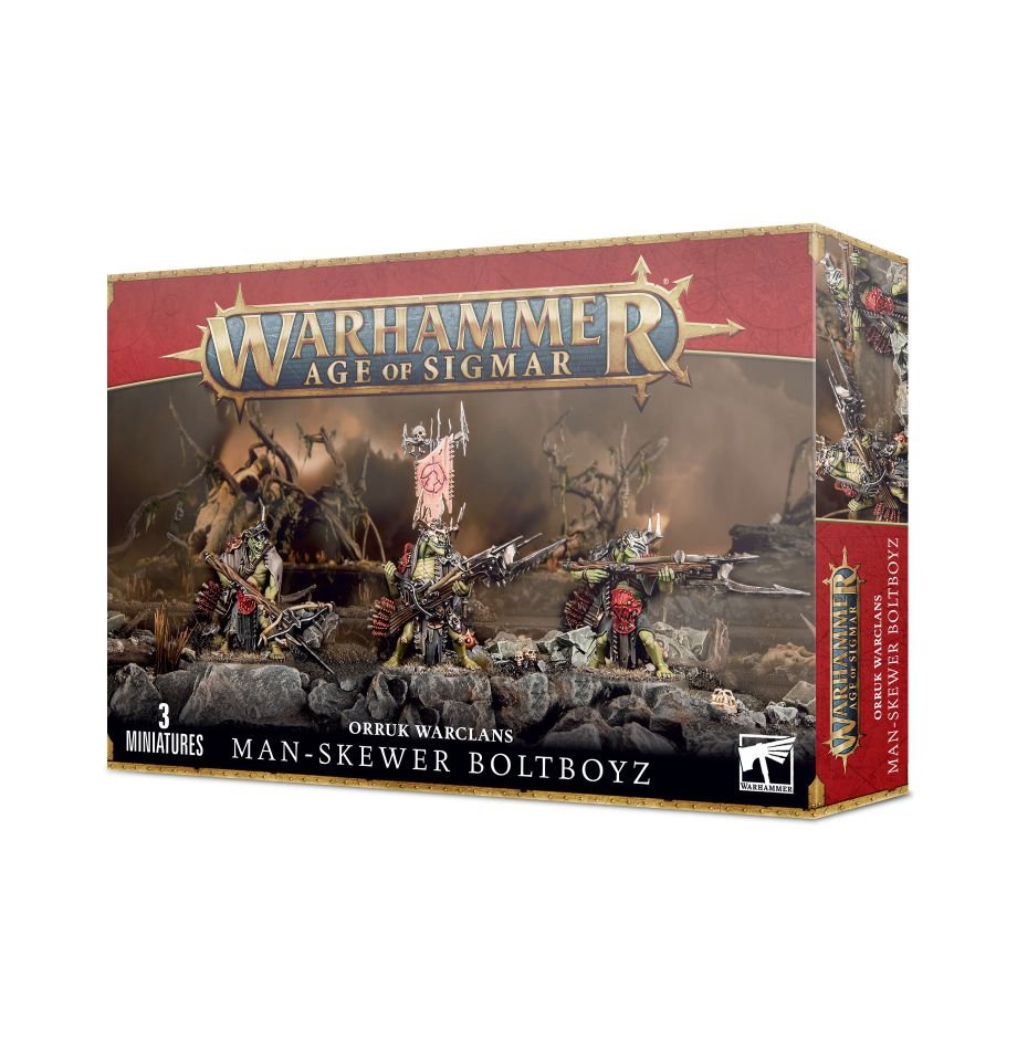 Warhammer: Orruk Warclans - Man-Skewer Boltboyz (ONLINE ORDER ONLY)