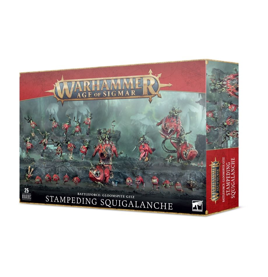 Warhammer: Gloomspite Gitz Battleforce – Stampeding Squigalanche (ONLINE ORDER ONLY)
