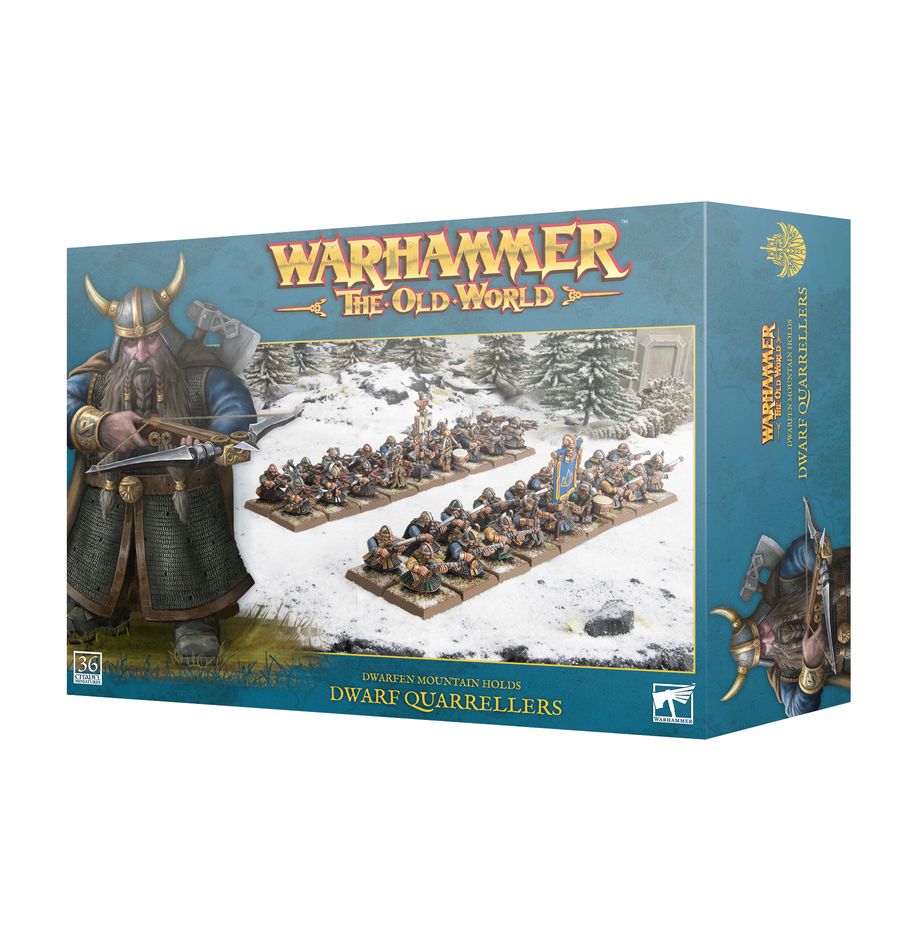 Warhammer: The Old World - Dwarfen Mountain Holds - Dwarf Quarrellers (ONLINE ORDER ONLY)