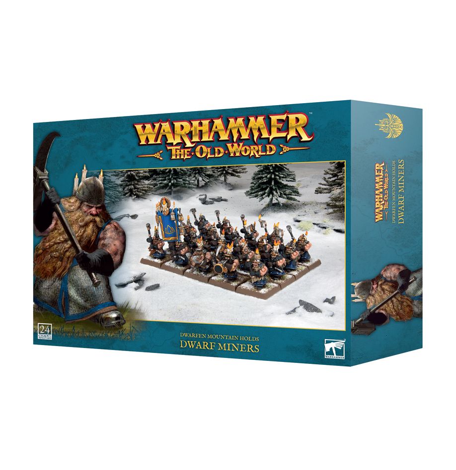 Warhammer: The Old World - Dwarfen Mountain Holds - Dwarf Miners (ONLINE ORDER ONLY)