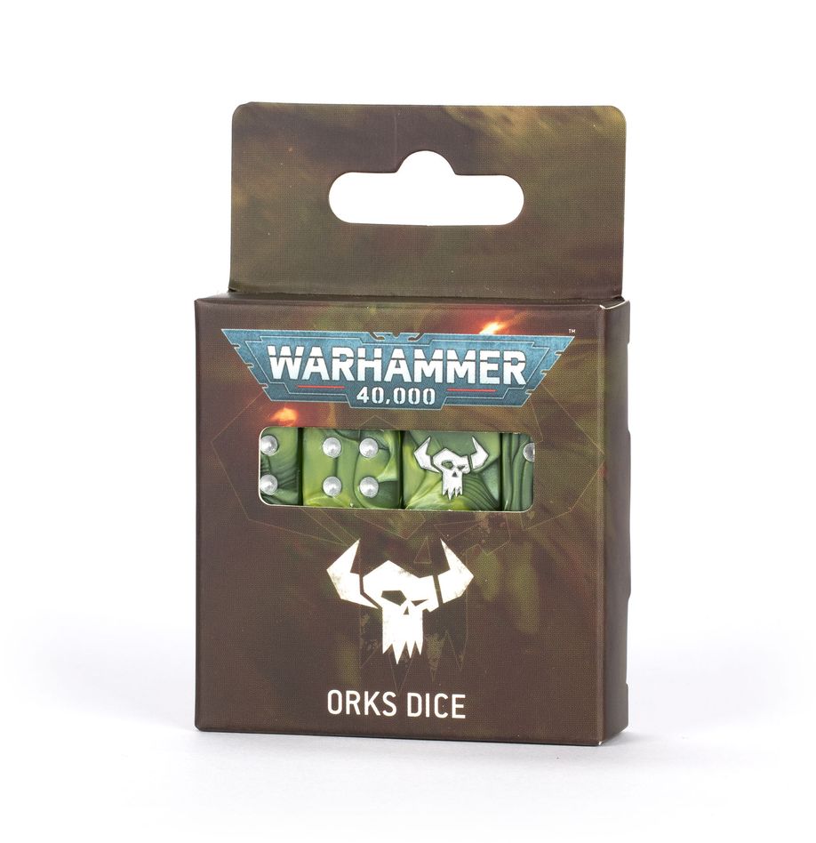 Warhammer 40k Dice: Orks (ONLINE ORDER ONLY)
