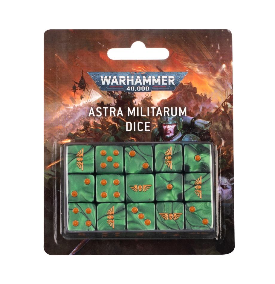 Warhammer 40K: Astra Militarum - Dice Set (ONLINE ORDER ONLY)