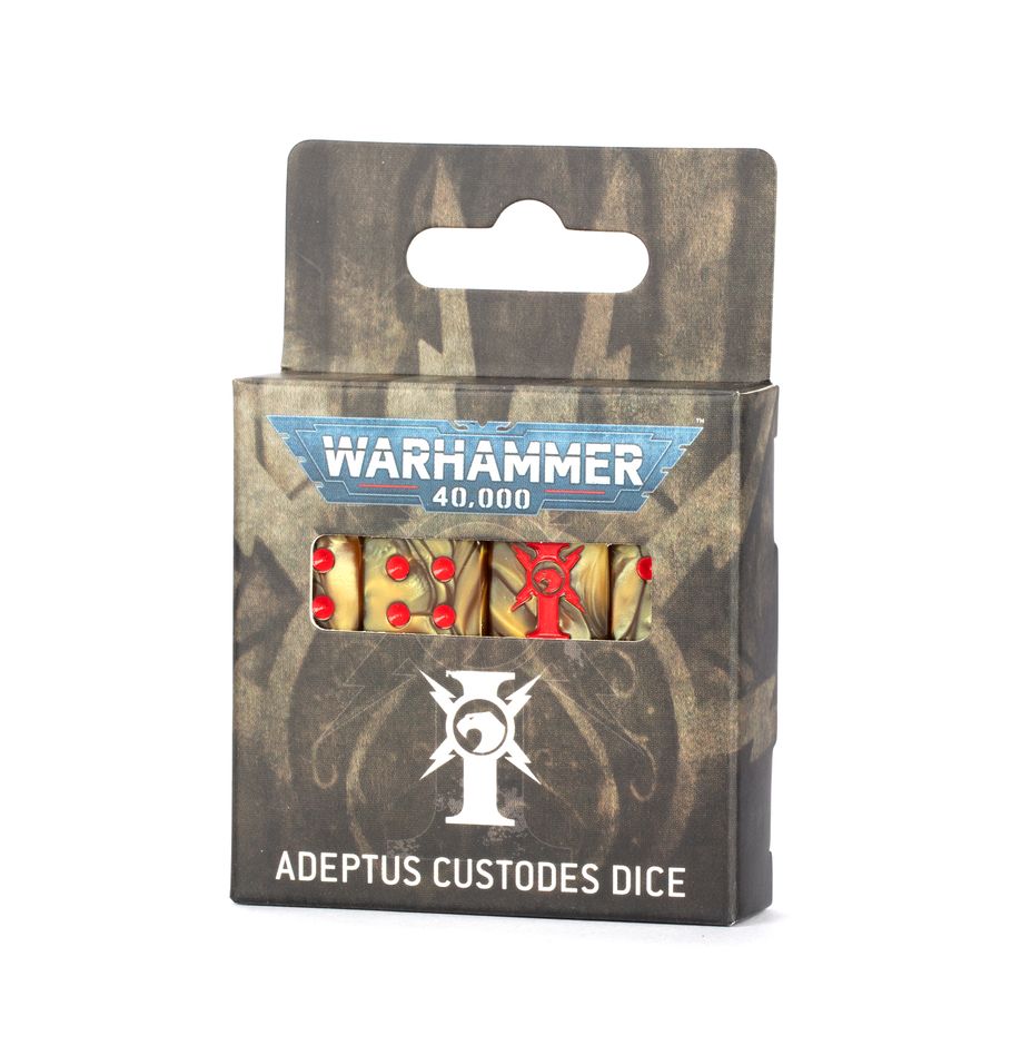 Warhammer 40K: Adeptus Custodes - Dice Set (ONLINE ORDER ONLY)