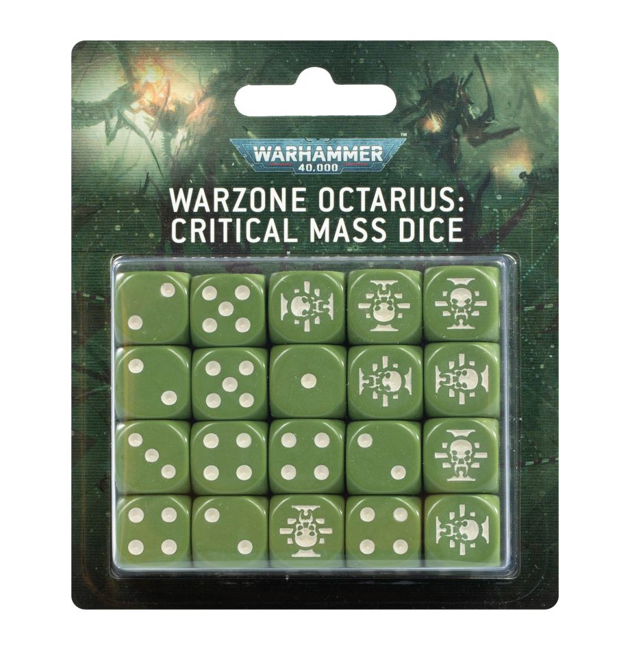 Warhammer 40K: War Zone Octarius – Critical Mass Dice set (ONLINE ORDER ONLY)