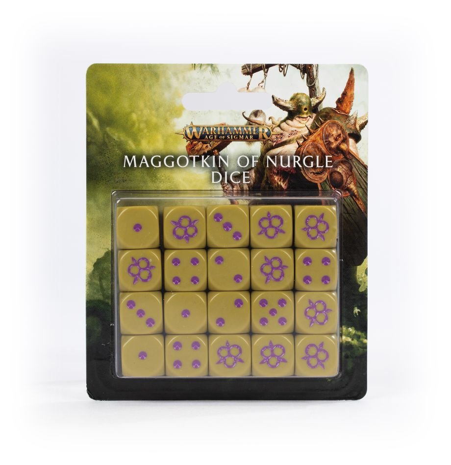Warhammer: Maggotkin of Nurgle - Dice Set (ONLINE ORDER ONLY)