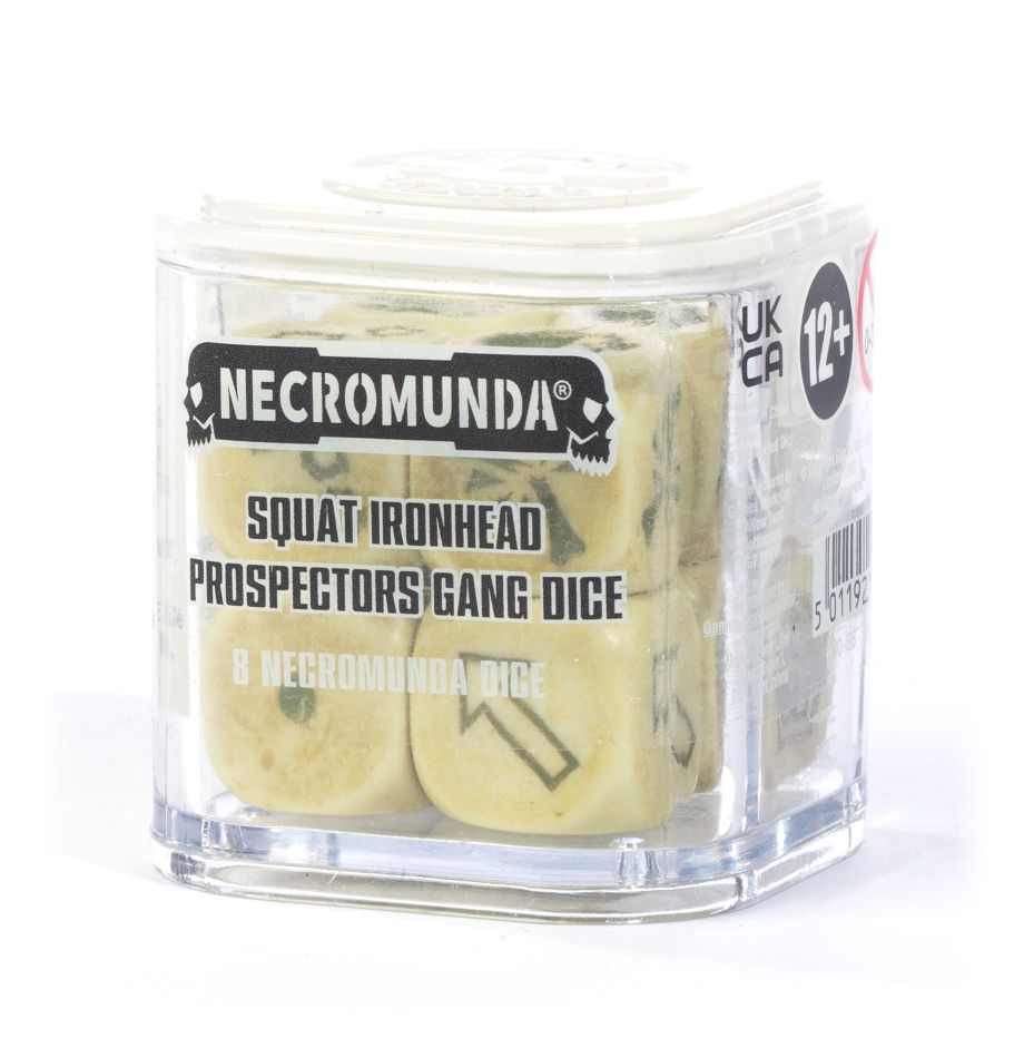 Necromunda: Ironhead Squat Prospectors Gang - Dice Set (ONLINE ORDER ONLY)