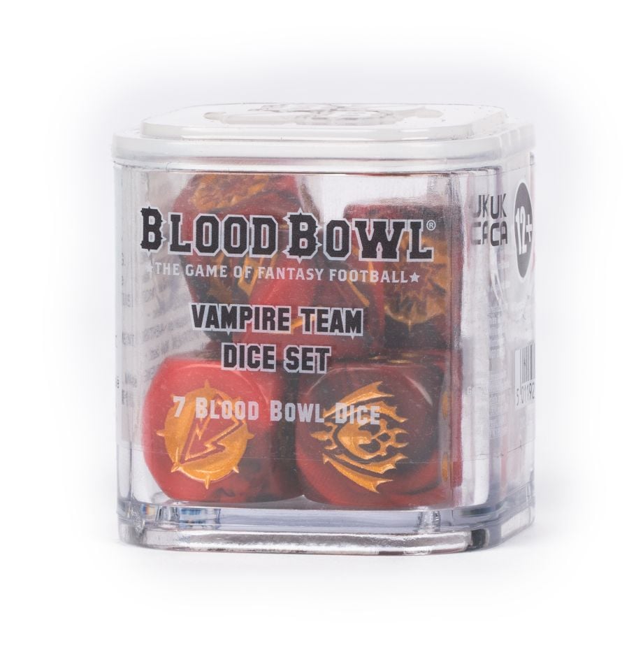 Blood Bowl: Vampire Team Dice Set (ONLINE ORDER ONLY)