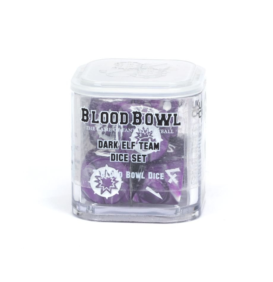 Blood Bowl: Dark Elf - Dice Set (ONLINE ORDER ONLY)