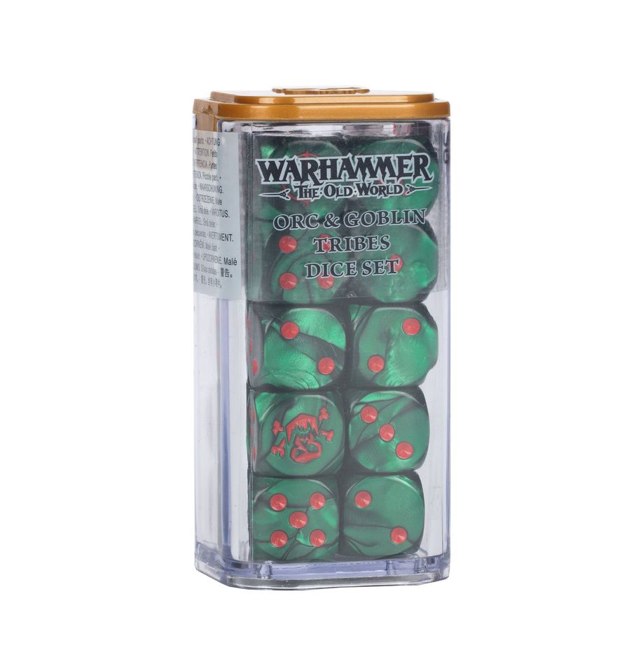 Warhammer: The Old World - Orc & Goblin Tribes Dice Set (ONLINE ORDER ONLY)