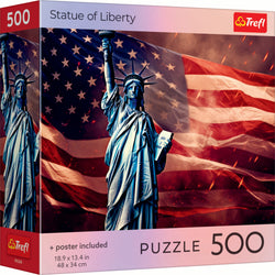 Trefl Red Statue of Liberty 500 Piece Puzzle (ONLINE ORDER ONLY)