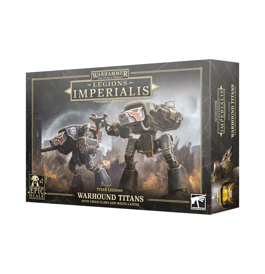 Warhammer Legions Imperialis: Warhound Titans with Ursus Claws