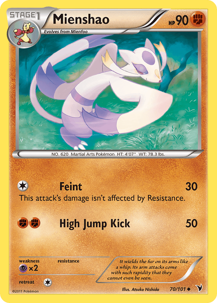 Mienshao (70/101) [Black & White: Noble Victories] (Online Only)