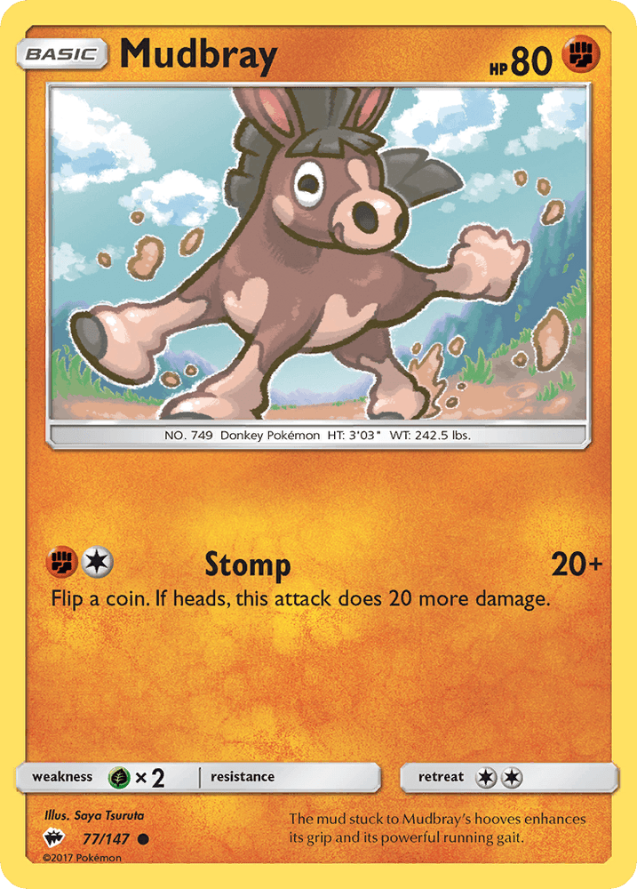 Mudbray (77/147) [Sun & Moon: Burning Shadows] (Online Only)