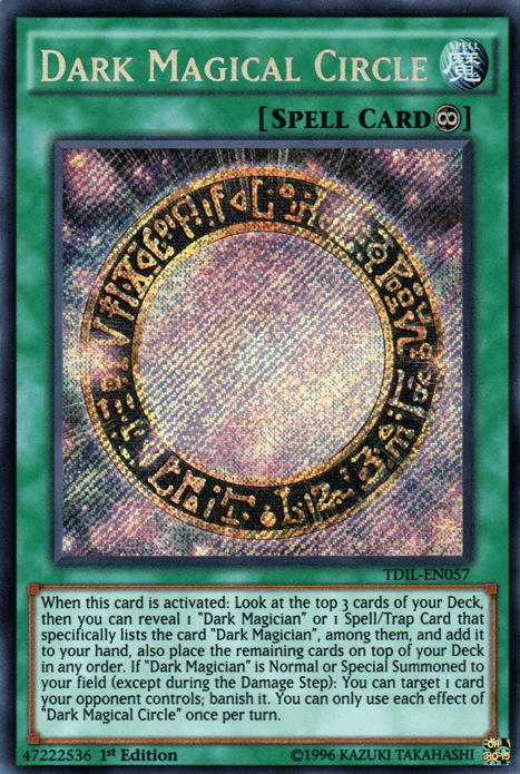 Dark Magical Circle [TDIL-EN057] Secret Rare (ONLINE ORDER ONLY)