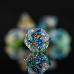 Mother Nature Shattered Glass Dice Set (ONLINE ORDER ONLY)
