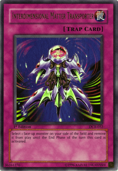 Interdimensional Matter Transporter [DCR-052] Ultra Rare (ONLINE ORDER ONLY)