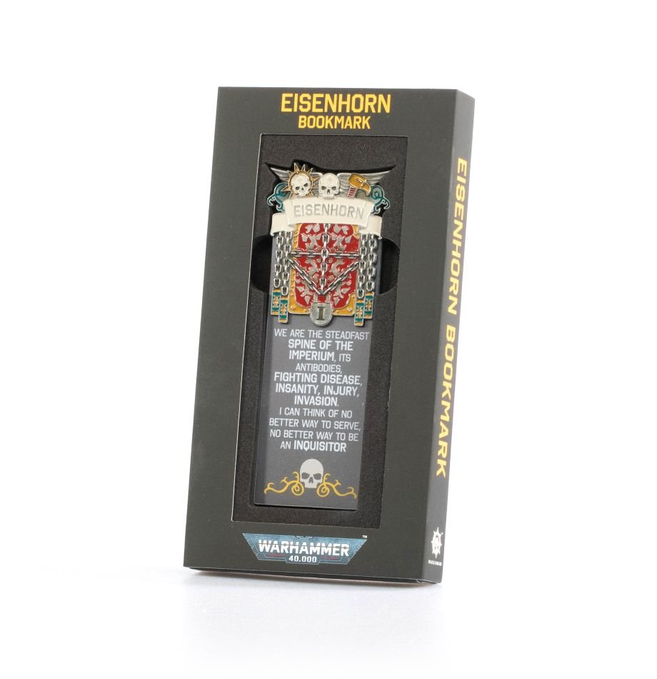 Warhammer 40K: Eisenhorn Bookmark (ONLINE ORDER ONLY)