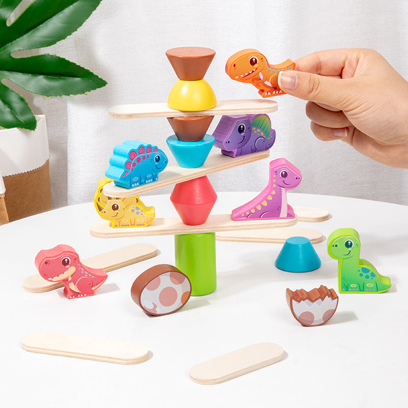 Wooden Stacking Balance Building Blocks (ONLINE ORDER ONLY)