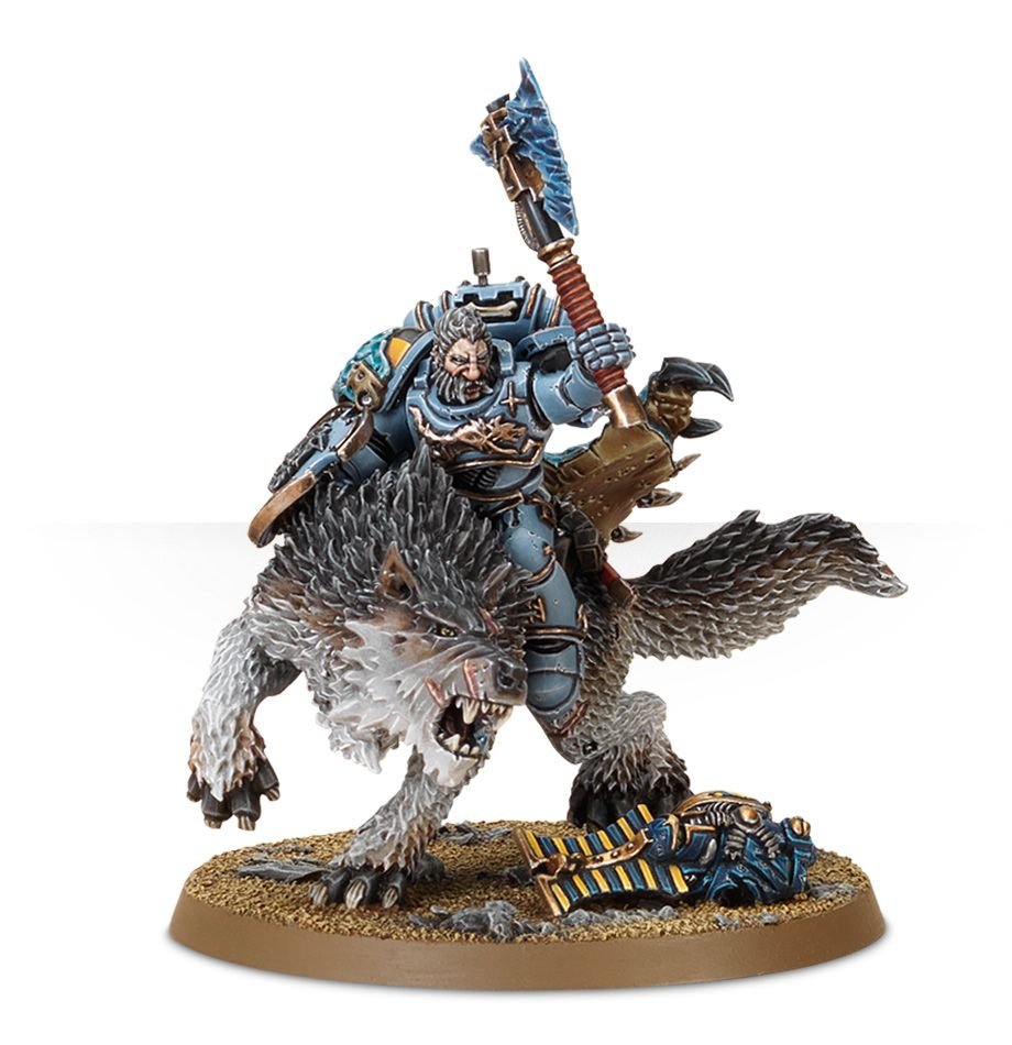 Warhammer 40K: Space Wolves - Wolf on Thunderwolf (ONLINE ORDER ONLY)