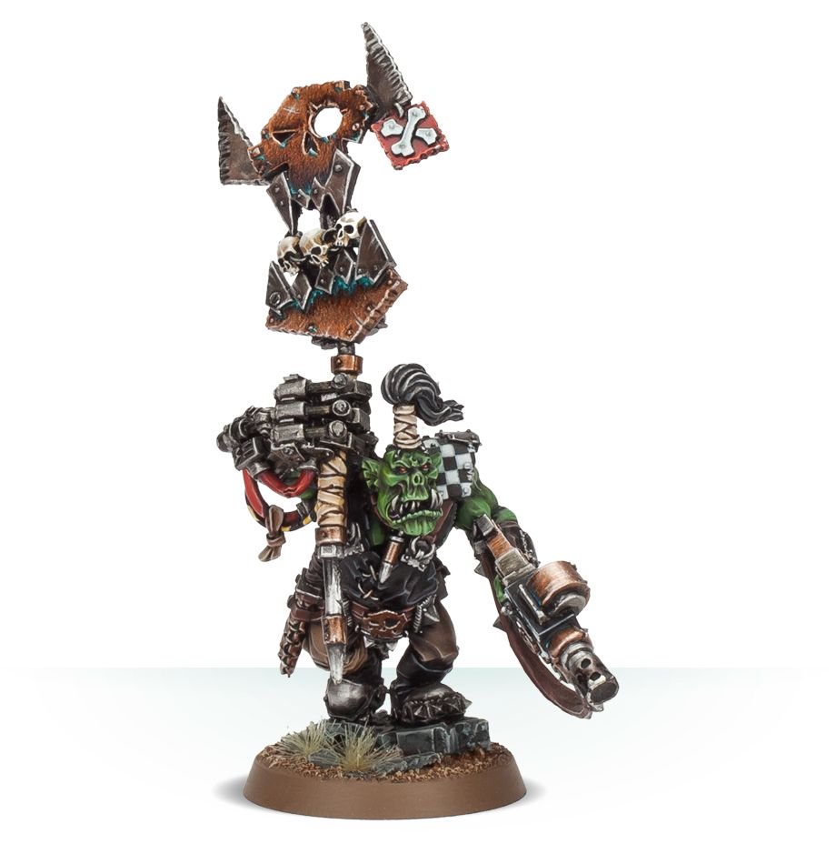 Warhammer 40K: Orks - Nob With Waaagh! Banner (ONLINE ORDER ONLY)