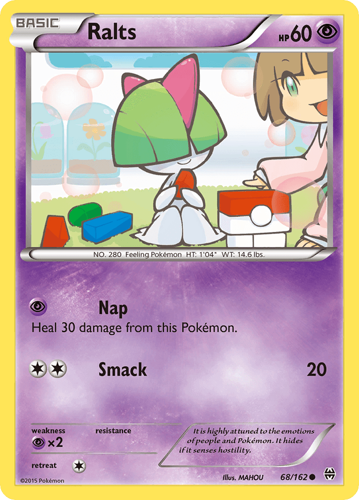 Ralts (68/162) [XY: BREAKthrough] (Online Only)