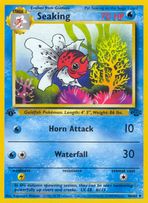 Seaking (46/64) [Jungle 1st Edition] (Online Only)