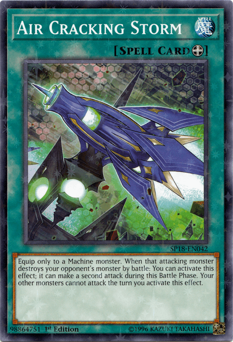 Air Cracking Storm [SP18-EN042] Starfoil Rare (ONLINE ORDER ONLY)