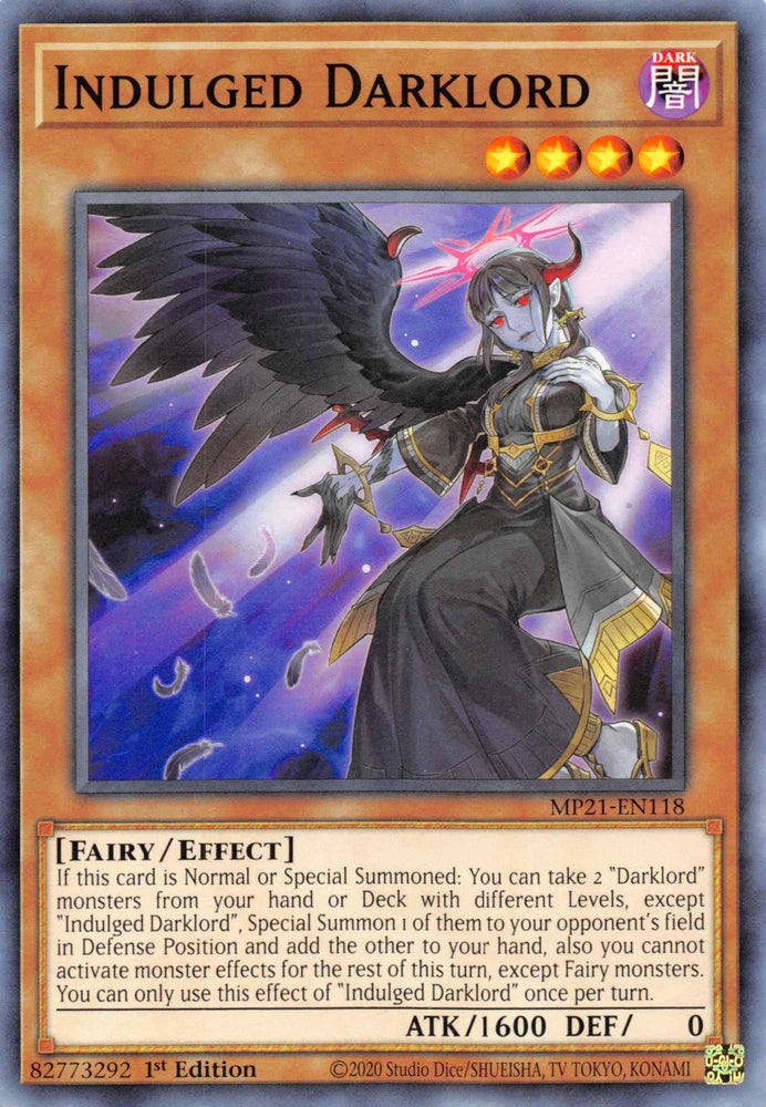 Indulged Darklord [MP21-EN118] Common (ONLINE ORDER ONLY)