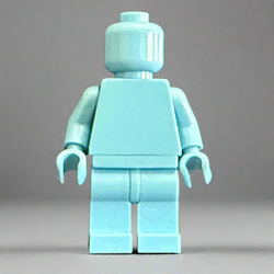 Monochrome Custom Minifigures – 40+ Vibrant Colors! (ONLINE ORDER ONLY)