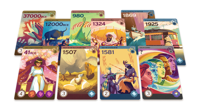 Trekking Through History - Kickstarter Edition: Includes Solo Mode (ONLINE ORDER ONLY)