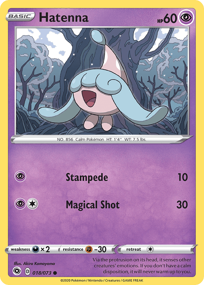 Hatenna (018/073) [Sword & Shield: Champion's Path] (Online Only)